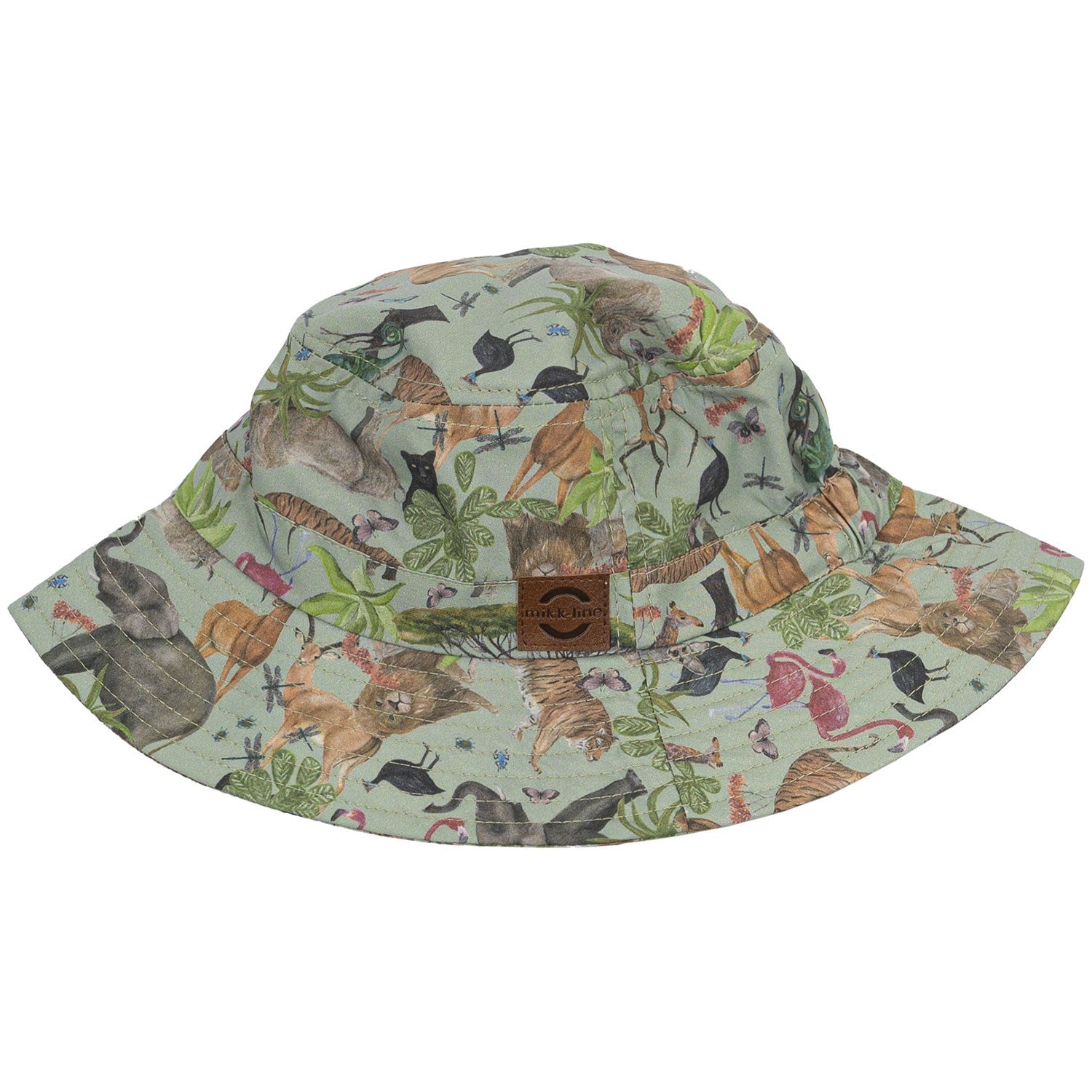 Mikk-Line Summer Bucket Hat AOP Desert Sage