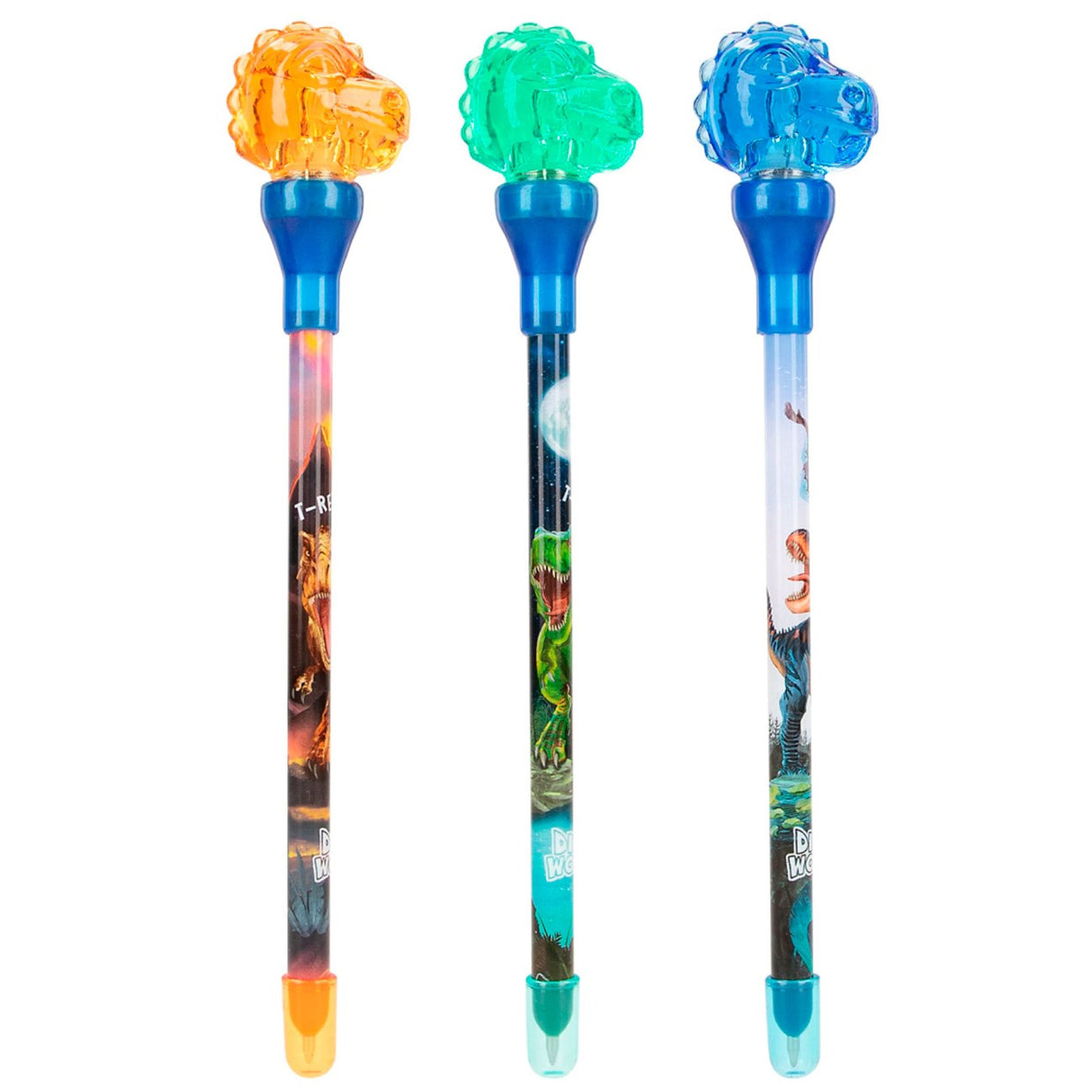 Dino World pen w/light