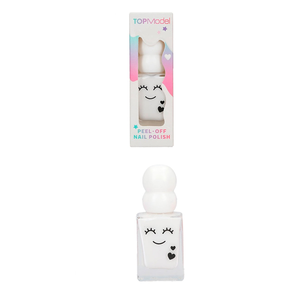 TOPModel Water-based Nail Polish BEAUTY and ME Transparent Glitter