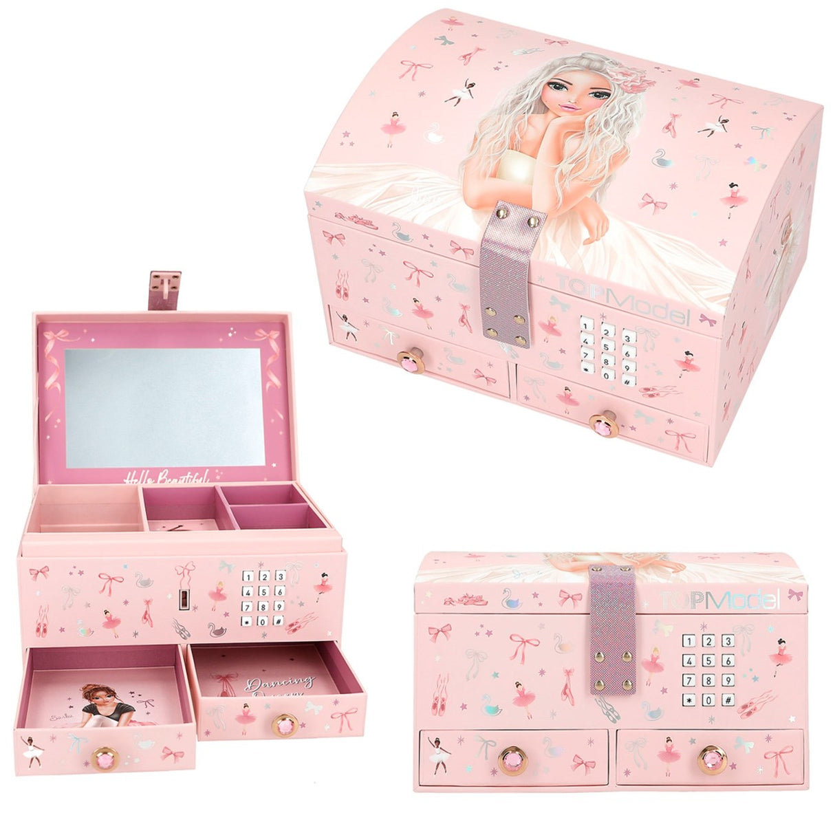 TOPModel Jewellery Box w/Code & Music BALLET