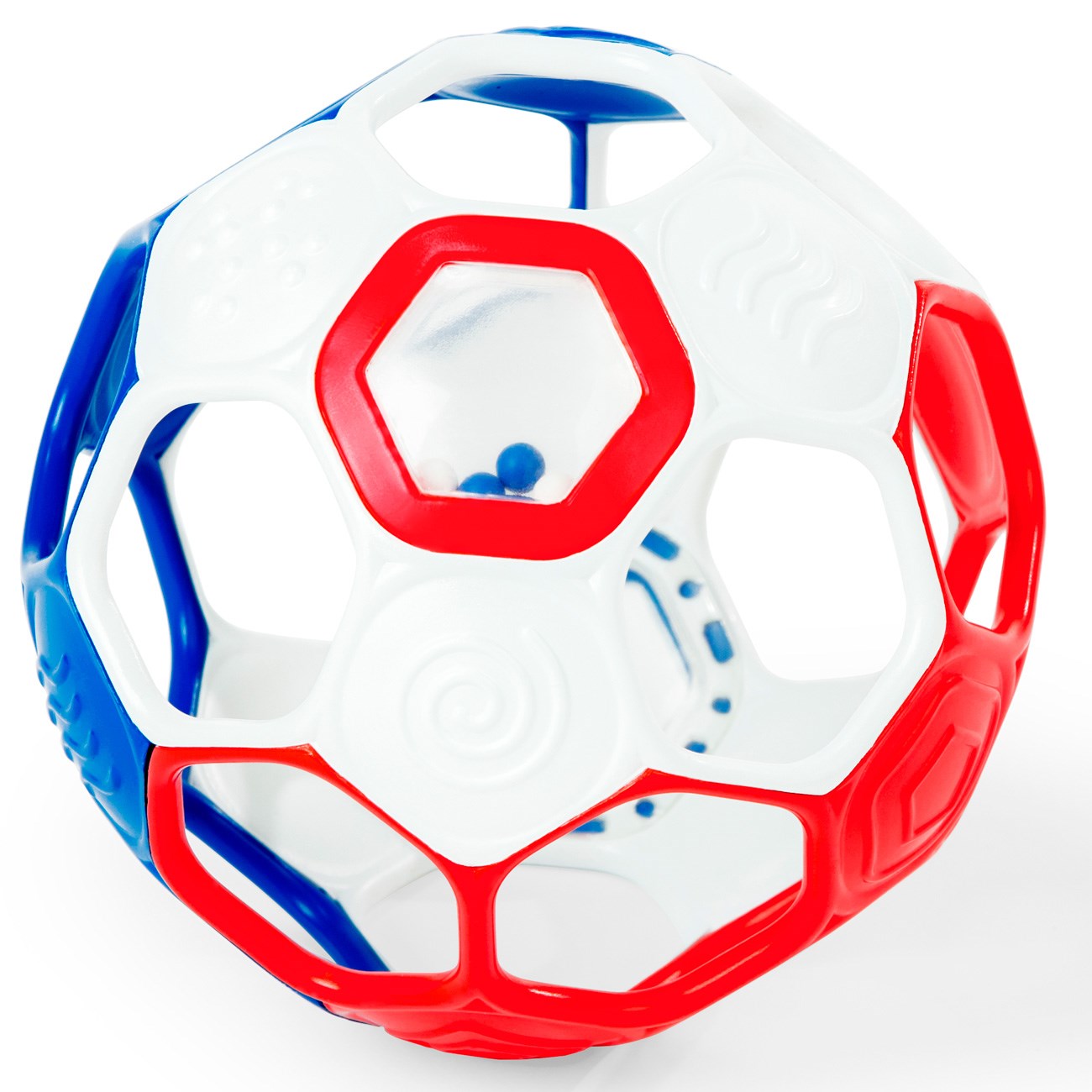 Oball Soccer Football (Red/White/Blue)