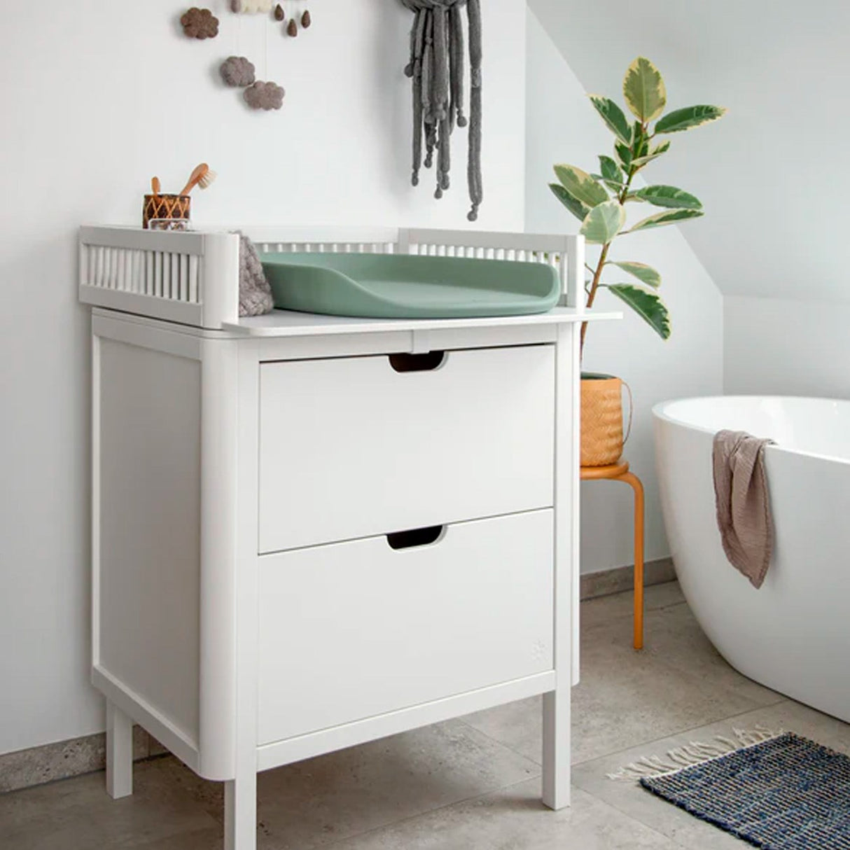 Sebra Changing Pad Seagrass