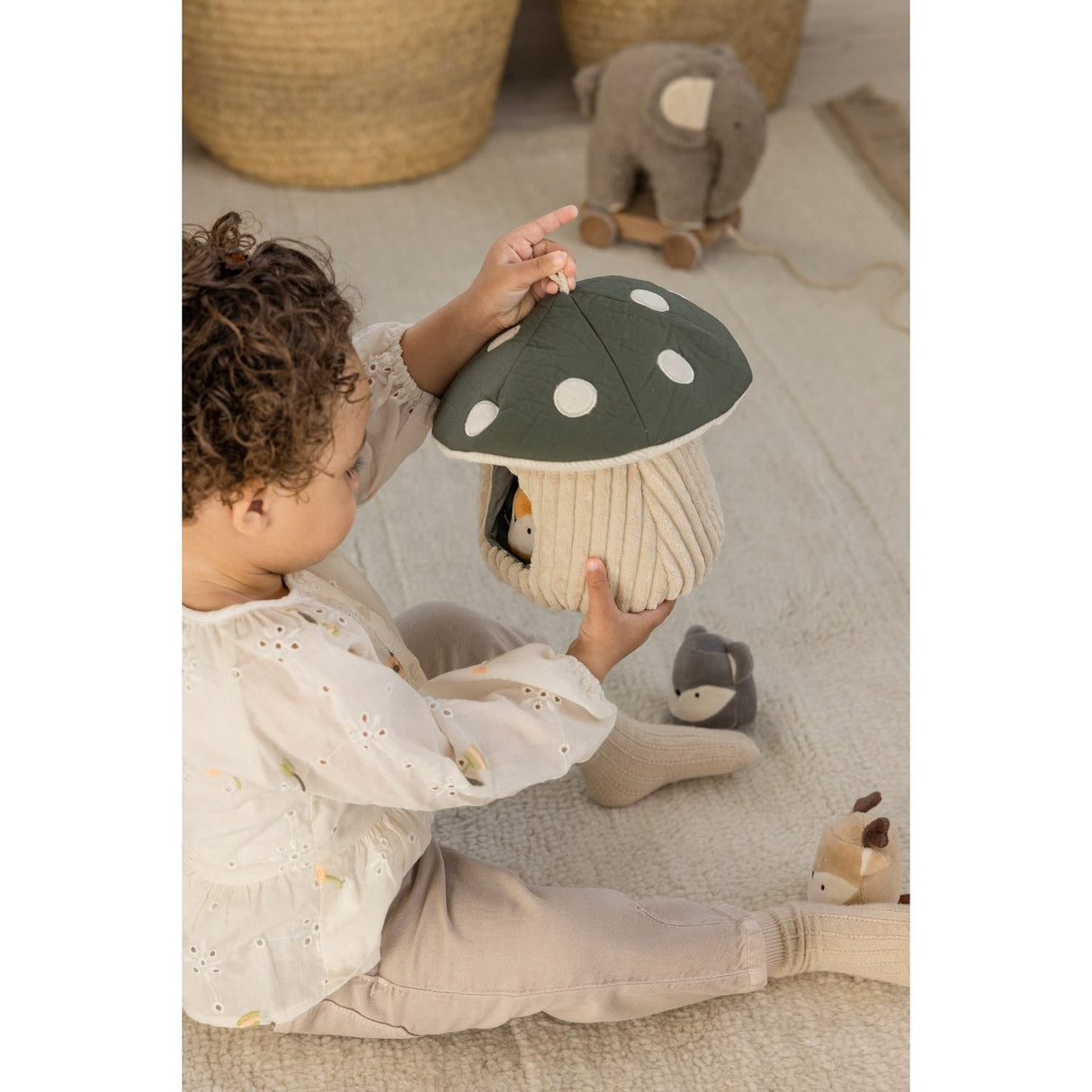 Sebra Mushroom Activity Toy Hide & Seek
