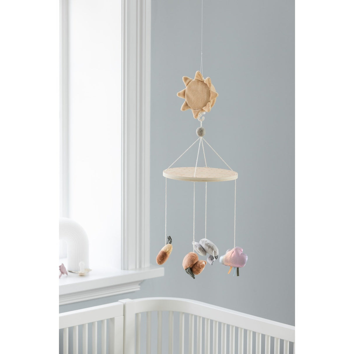 Sebra Woodland Baby Musical Mirror Mobile