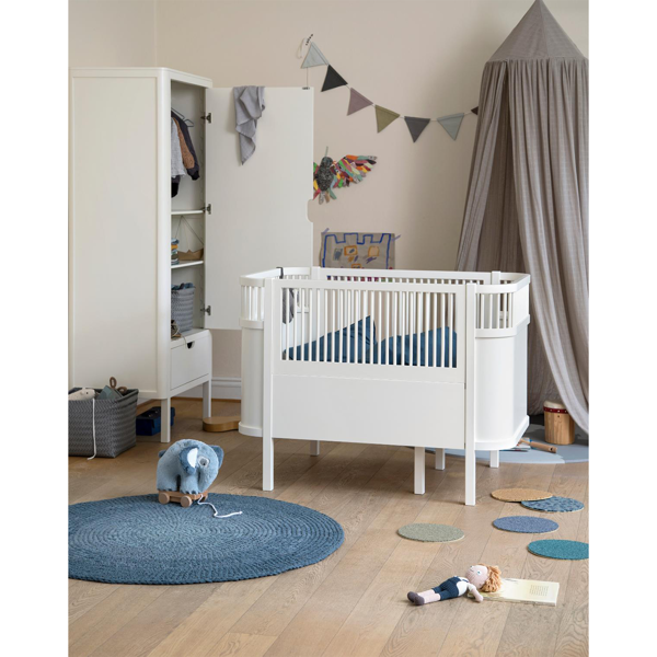 Sebra White Bed Baby & Junior
