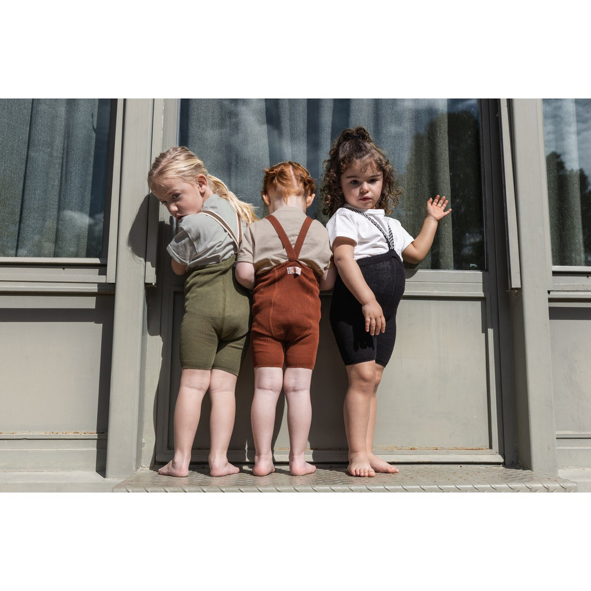 Silly Silas Cinnamon Shorty Tights With Braces