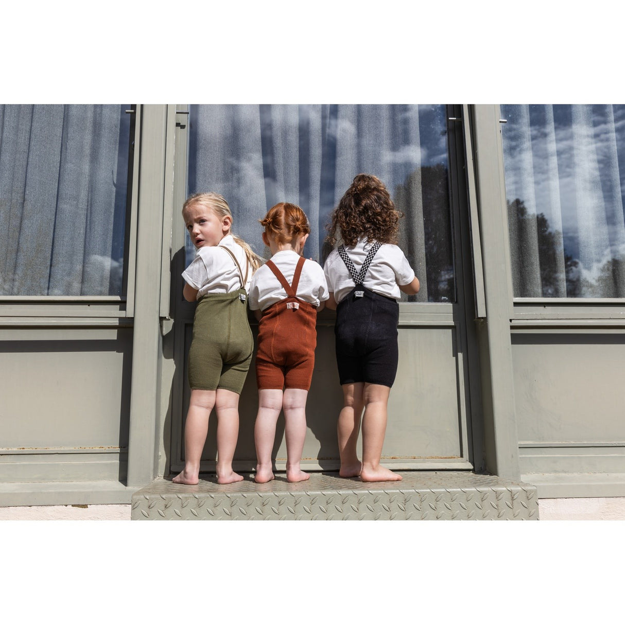 Silly Silas Cinnamon Shorty Tights With Braces