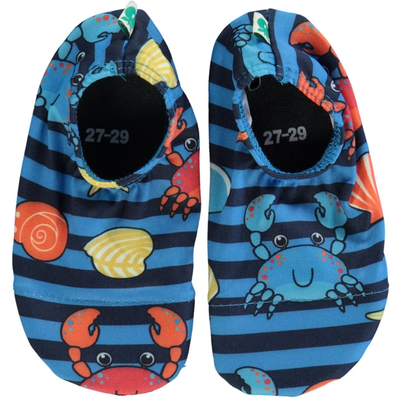 Småfolk Brilliant Blue UV50 Bathing Shoes With Crabs