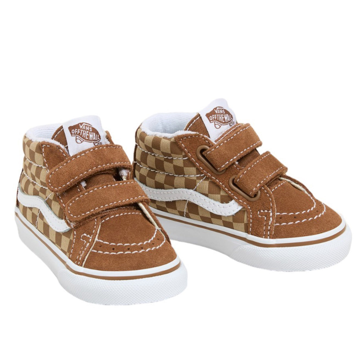 Vans Sk8 Mid Checkerboard Vans Youth Little Kids' Sk8-Mid V