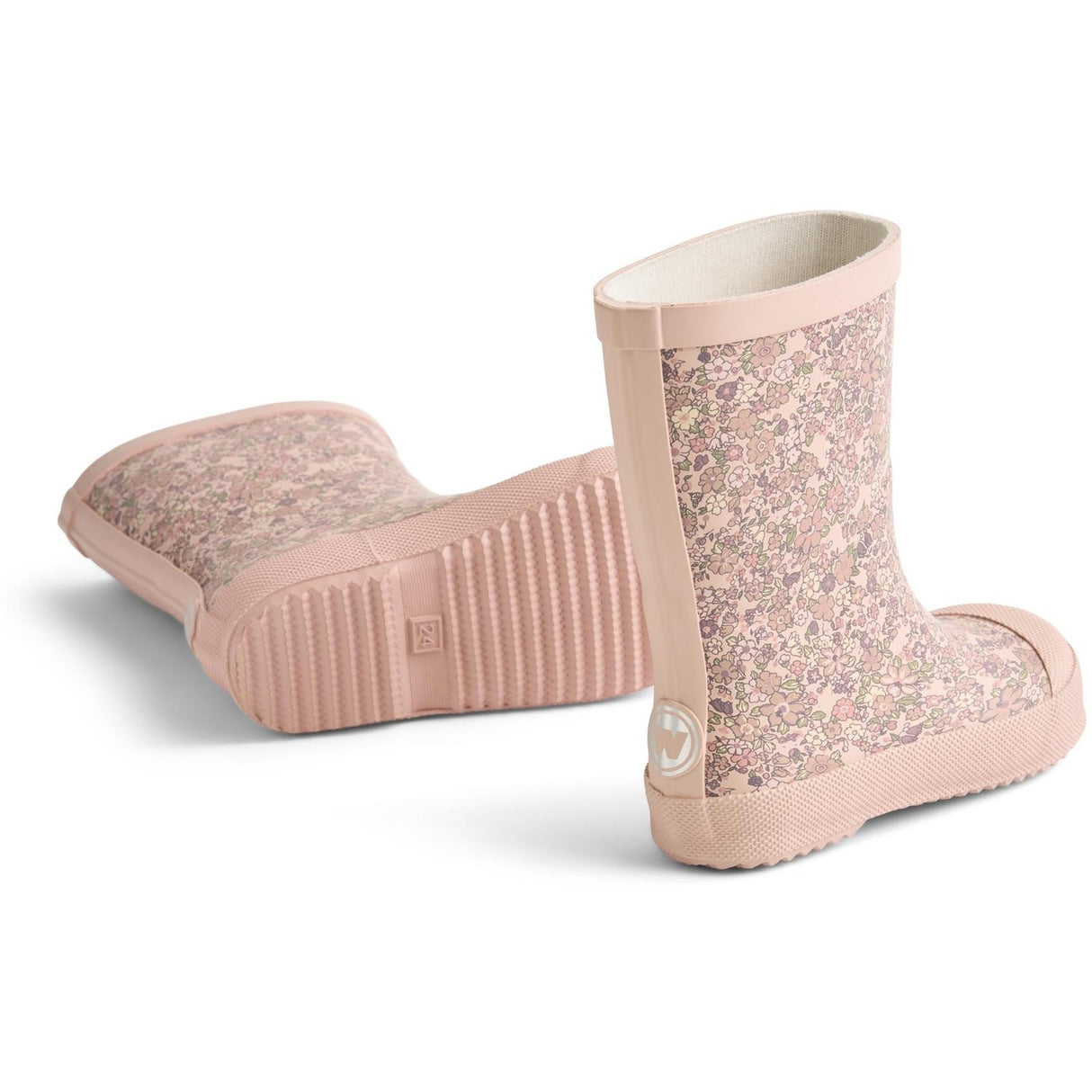 Wheat Powder Flower Meadow Rubber Boot Muddy