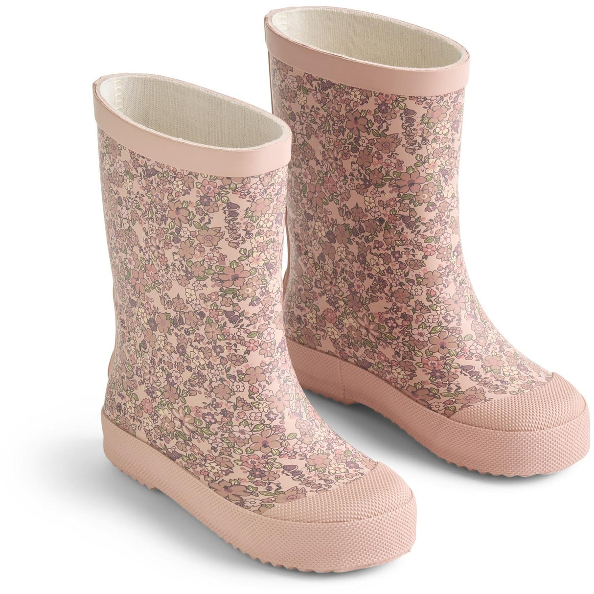 Wheat Powder Flower Meadow Rubber Boot Muddy