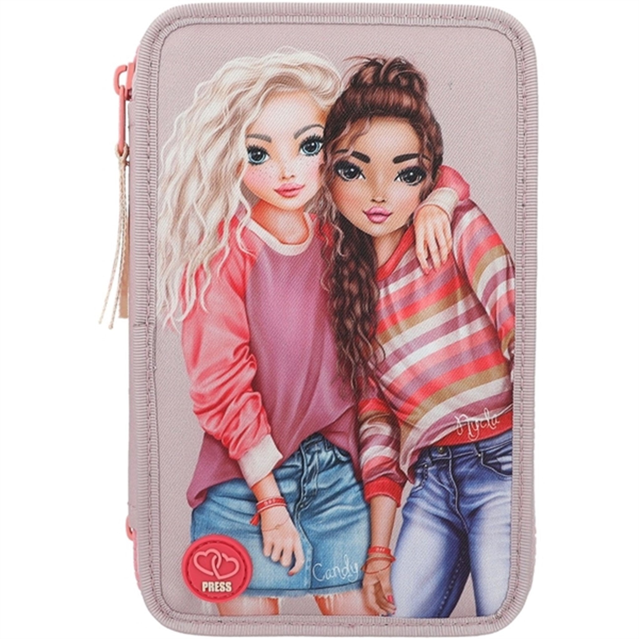 TOPModel Trippel Pencil Case with LED Best Friends 2
