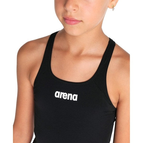 Arena Team Swim Suit Swim Pro Solid Black-White 4