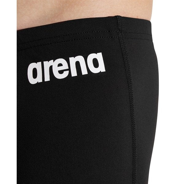 Arena Team Swim Jammer Solid Black-White