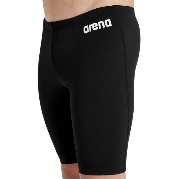 Arena Team Swim Jammer Solid Black-White