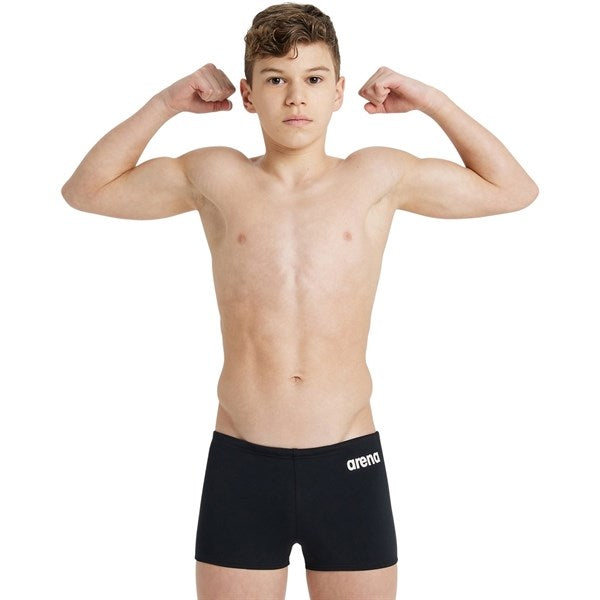 Arena Team Swim Shorts Solid Black-White 3