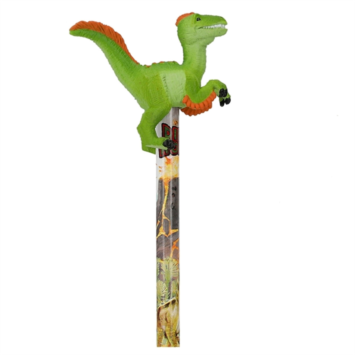 Dino World Pencil with Velociraptor