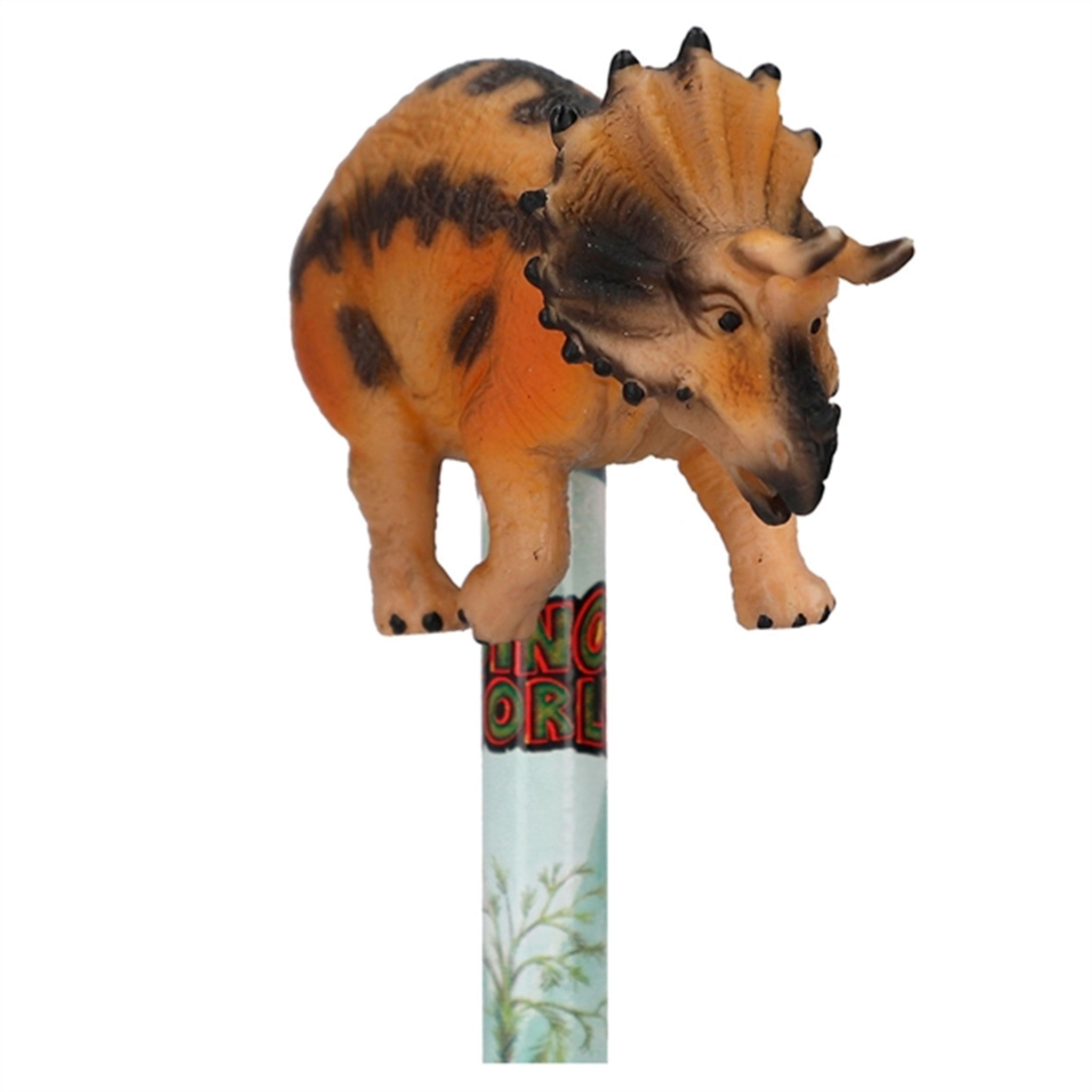 Dino World Pencil with Triceratops 3