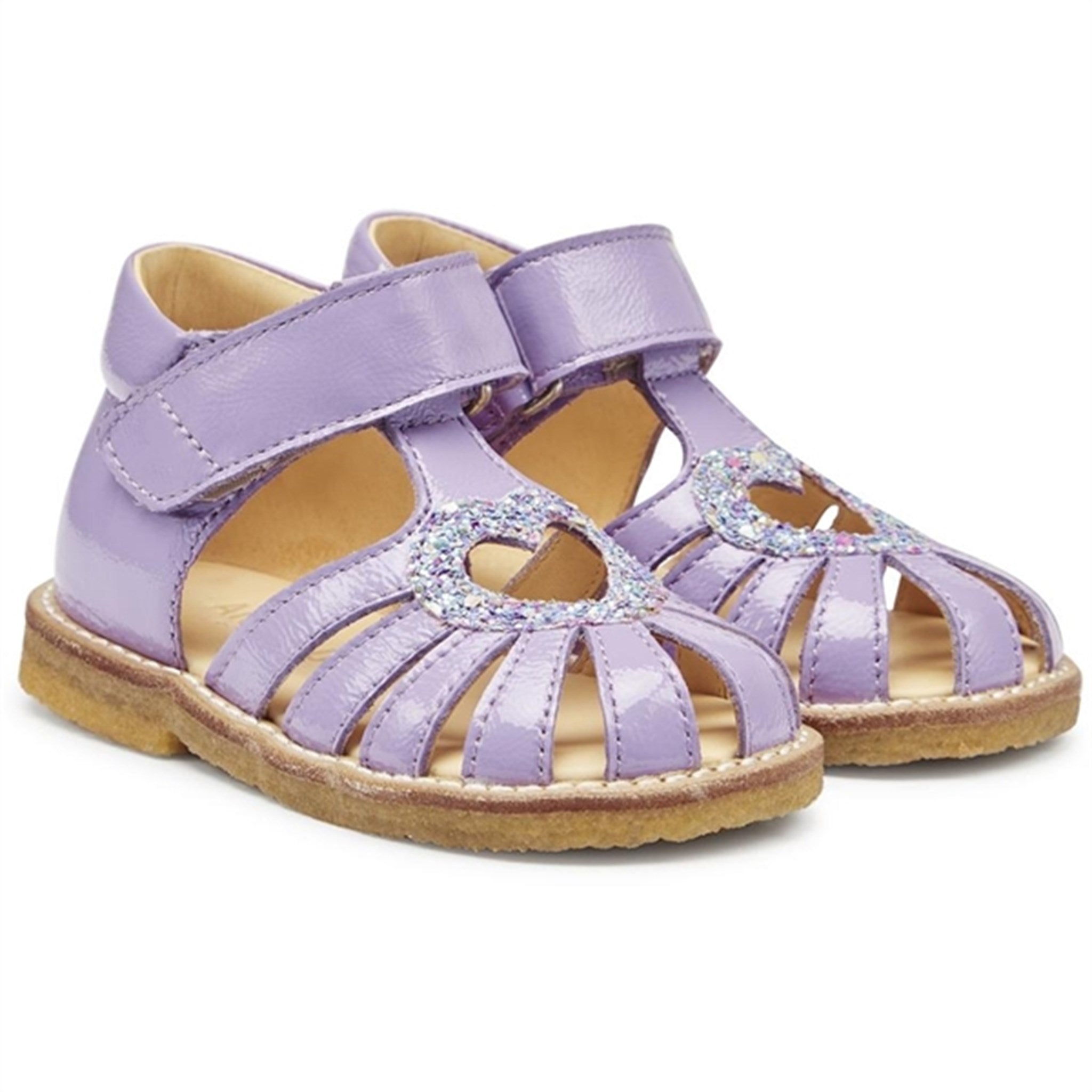Angulus Starter Sandals Lilac/Confetti Glitter