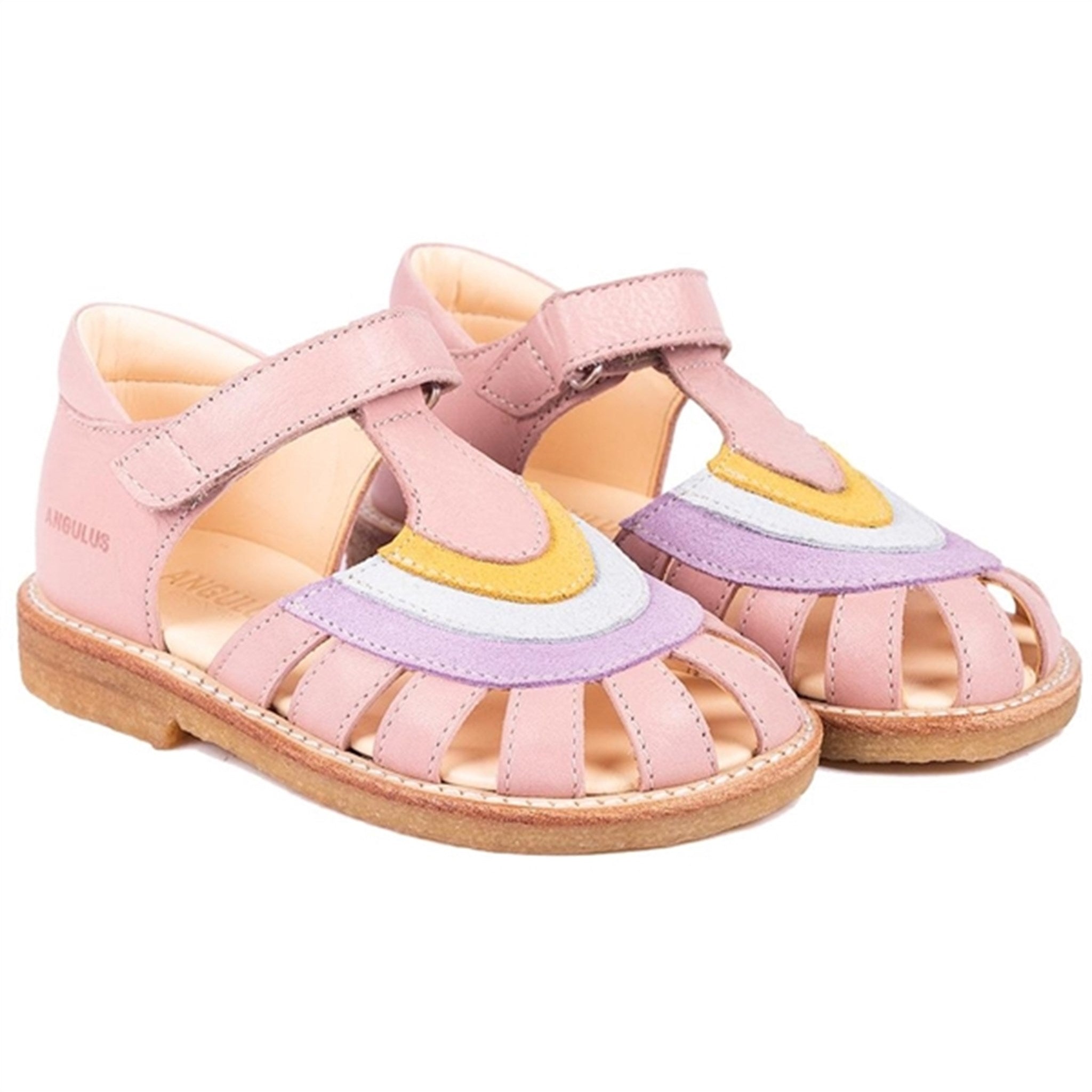 Angulus Sandals Rose/Lilac/Ice Blue/Pineapple