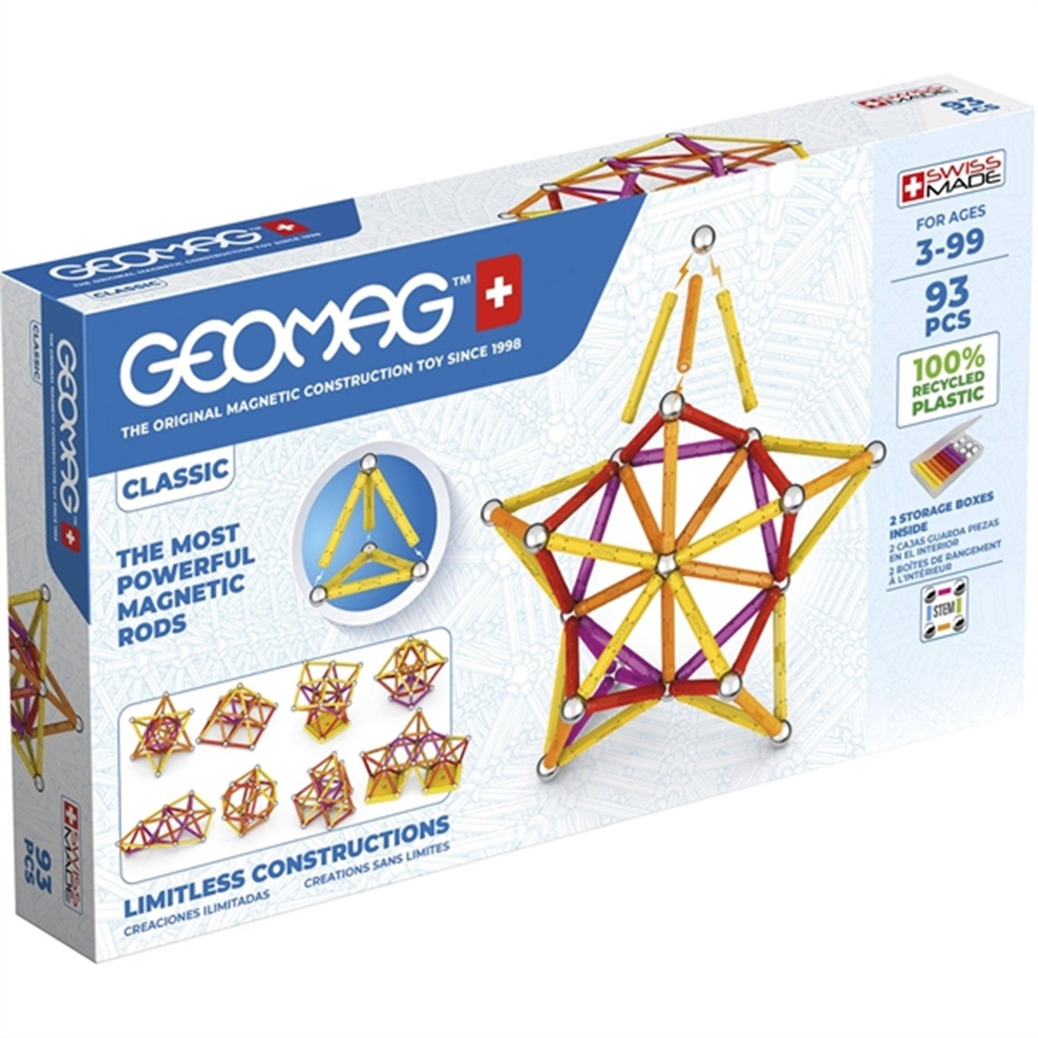 Geomag Classic Recycled 93 pcs