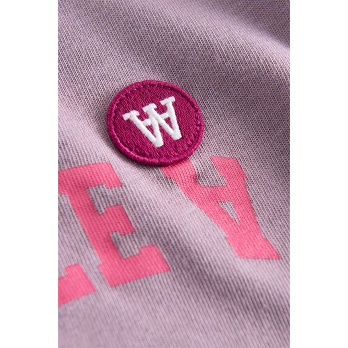 Wood Wood Light Amethyst Kim Arch Logo Bluse