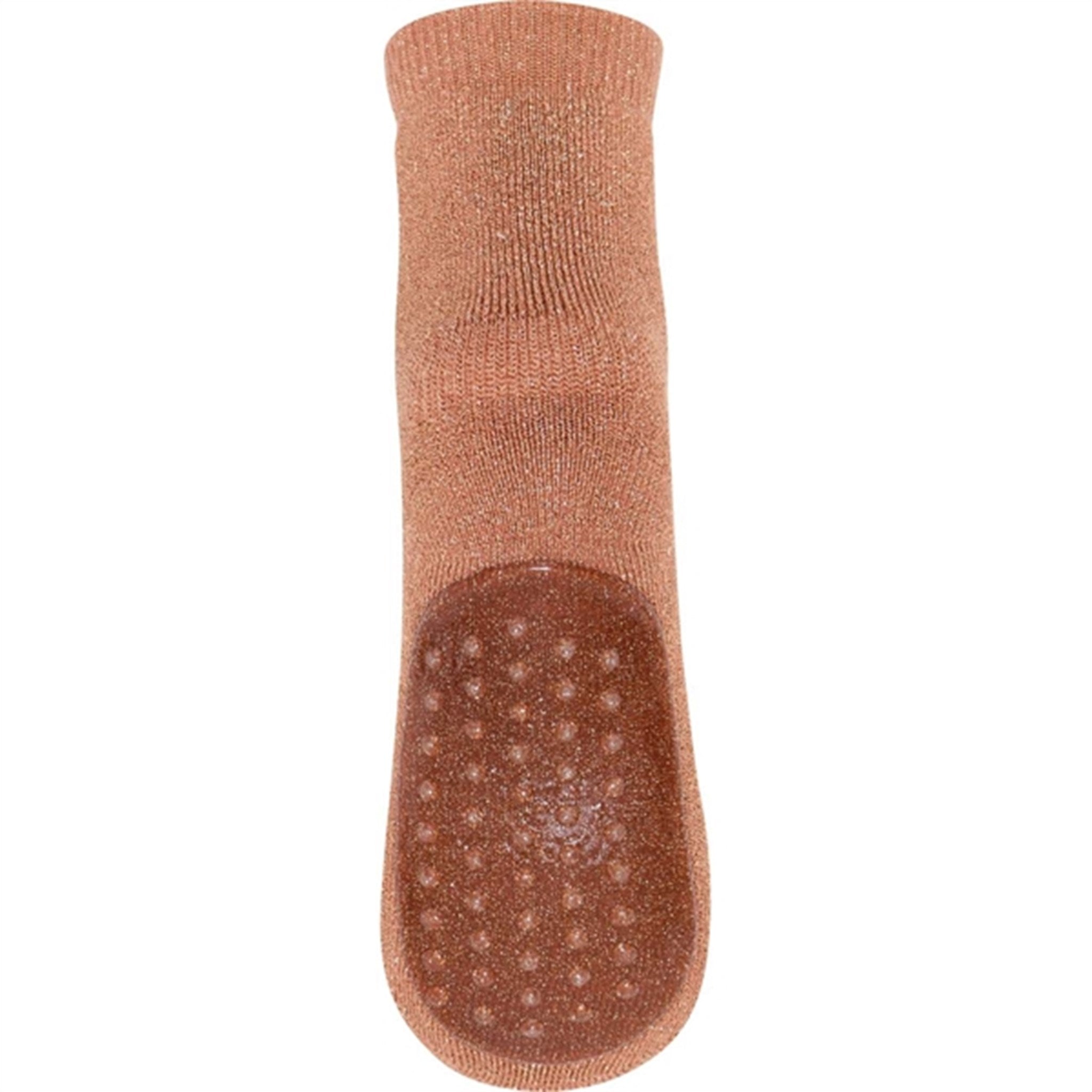 MP 79208 Celina Socks With Anti-Slip 2315 Metallic Glitter Copper Brown 3