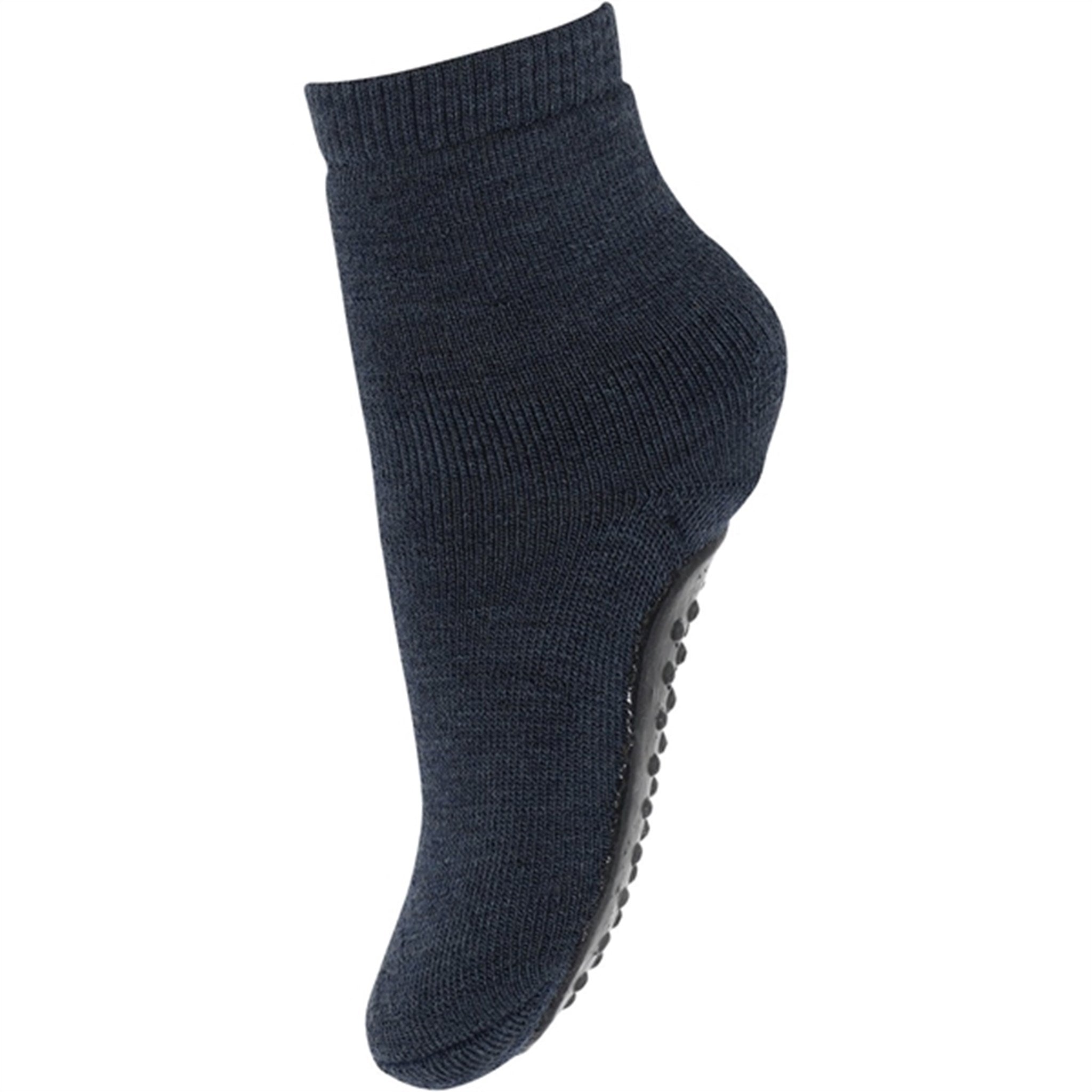 MP 7951 Wool Anstislip Socks Dark Denim Melange 2