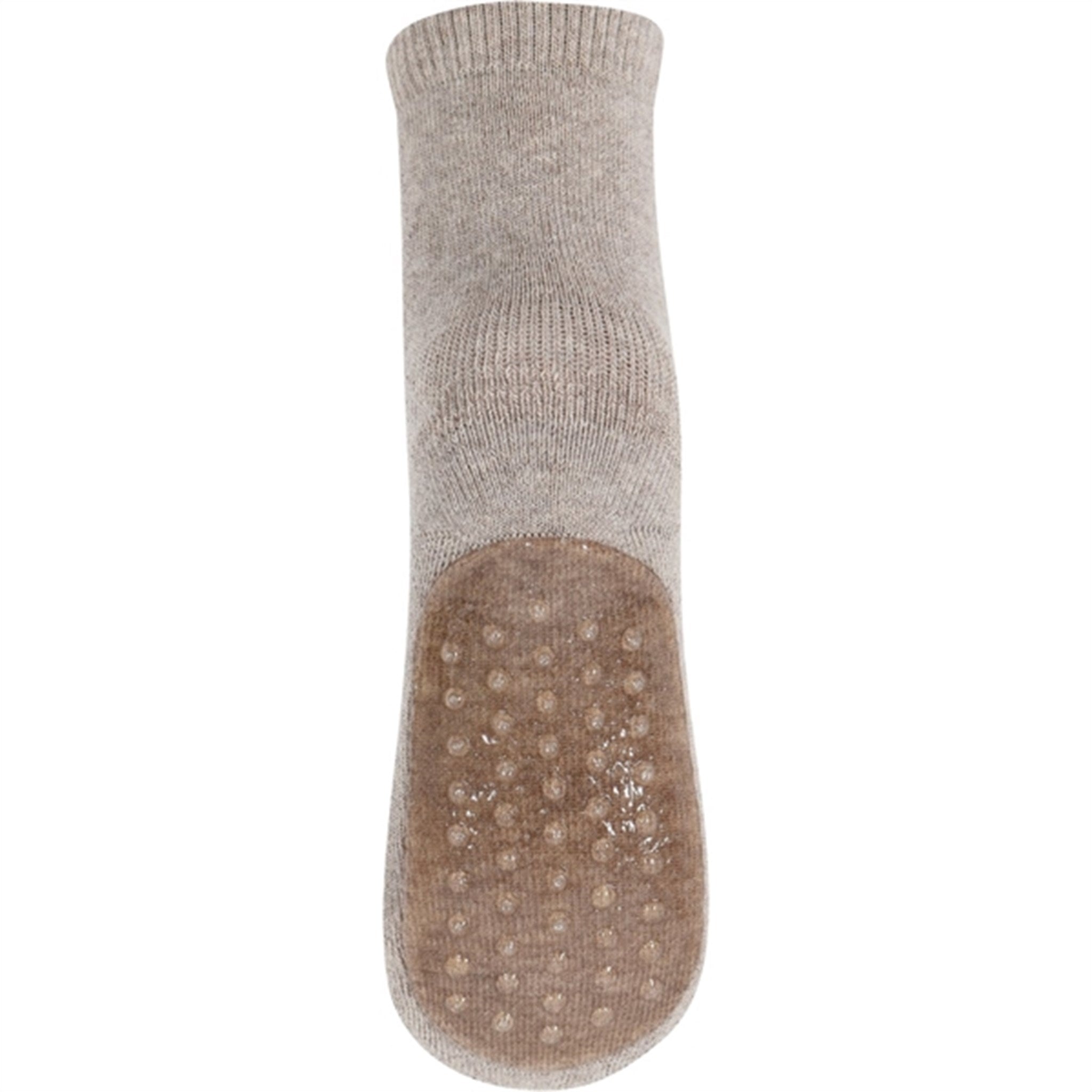 MP 7953 Cotton Anti-slip Socks 489 Light Brown Melange 3