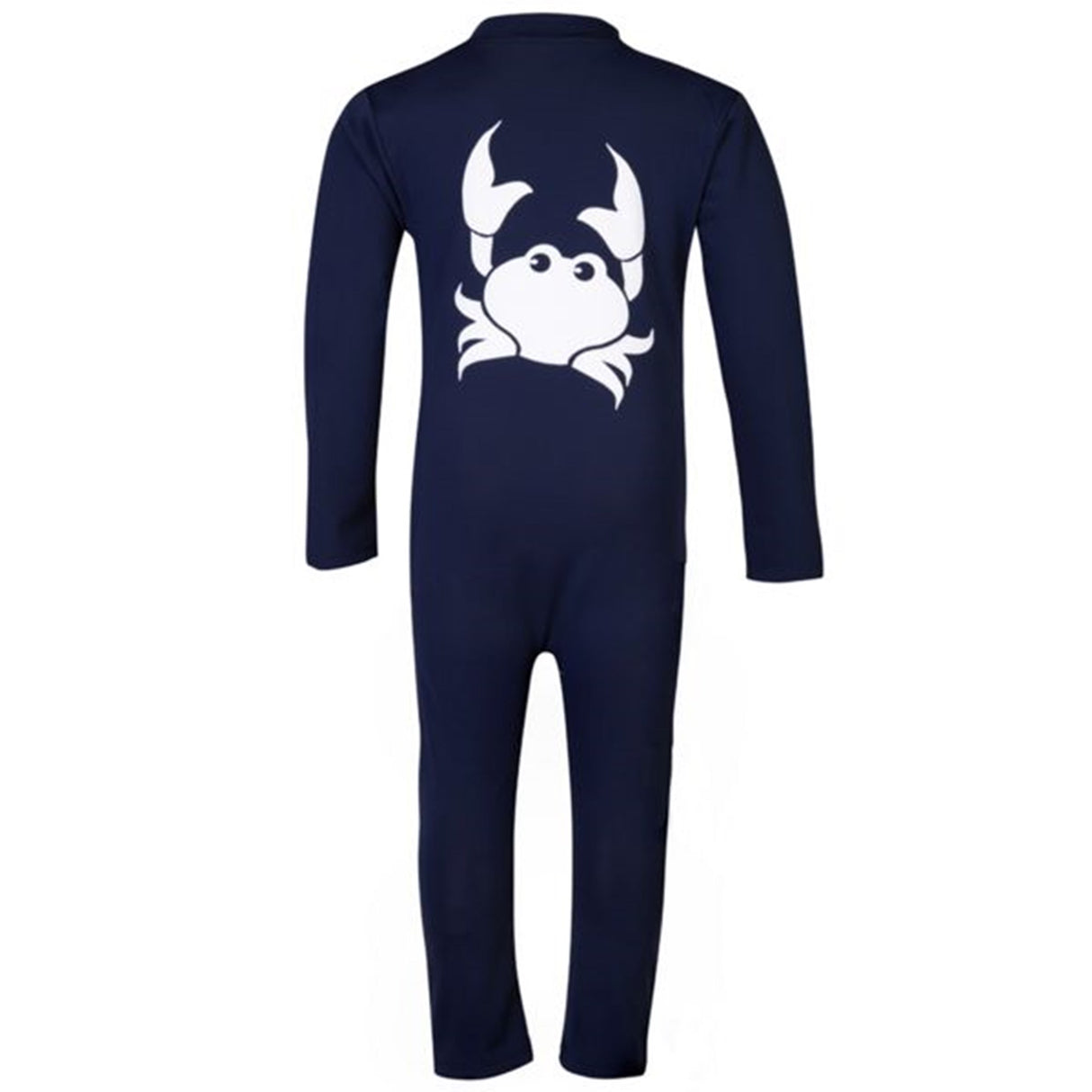 Petit Crabe Blue Crab Swim Suit w. Zip L/S