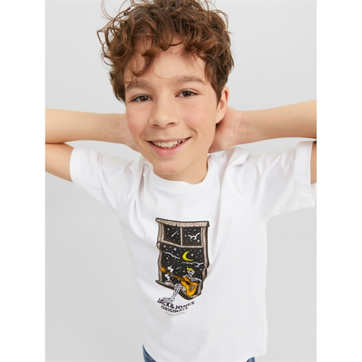 Jack & Jones Junior Bright White Afterlife T-Shirt