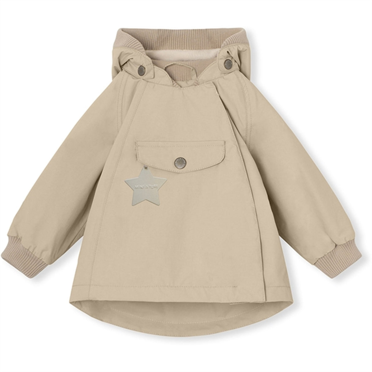 MINI A TURE WAI Spring Jacket w/Fleece Lining Sesame