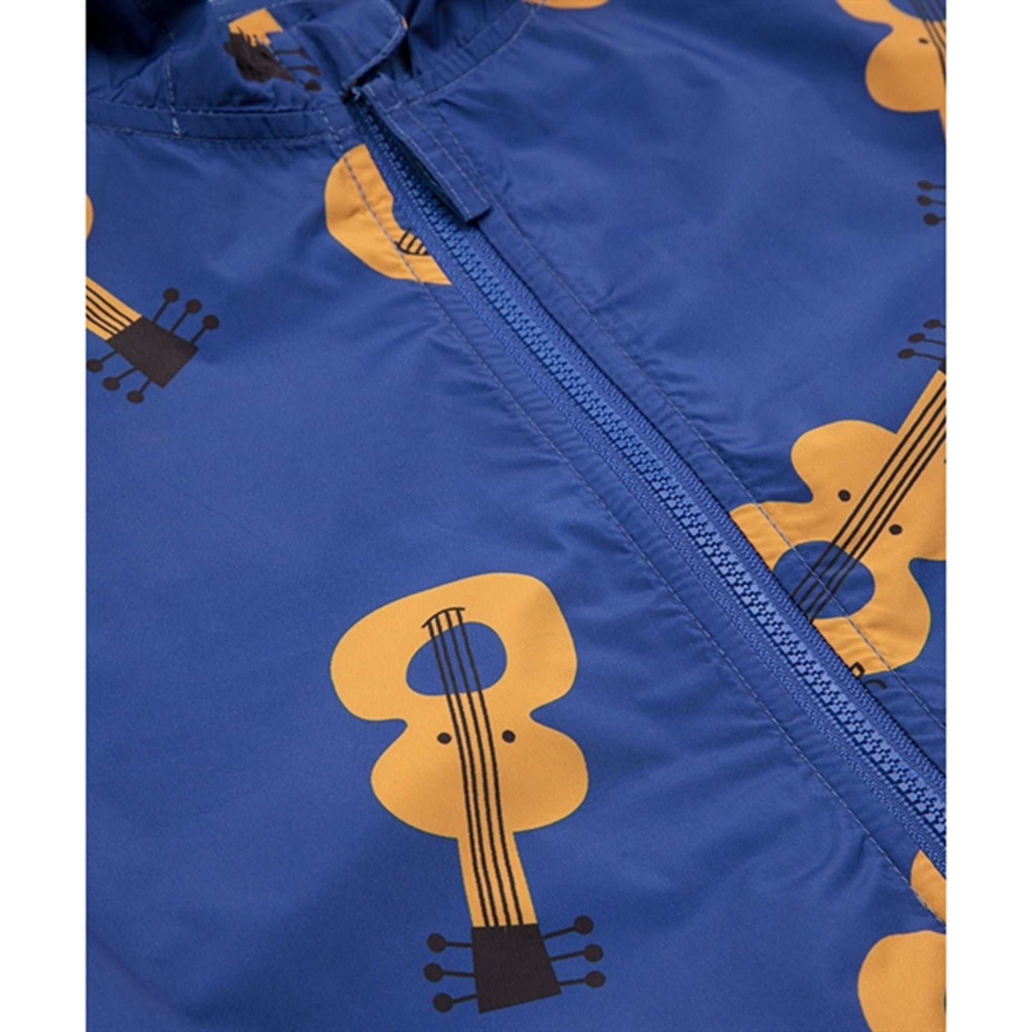 Bobo Choses Baby Acoustic Guitar All Over Jacket Wind Stopper Blue 4