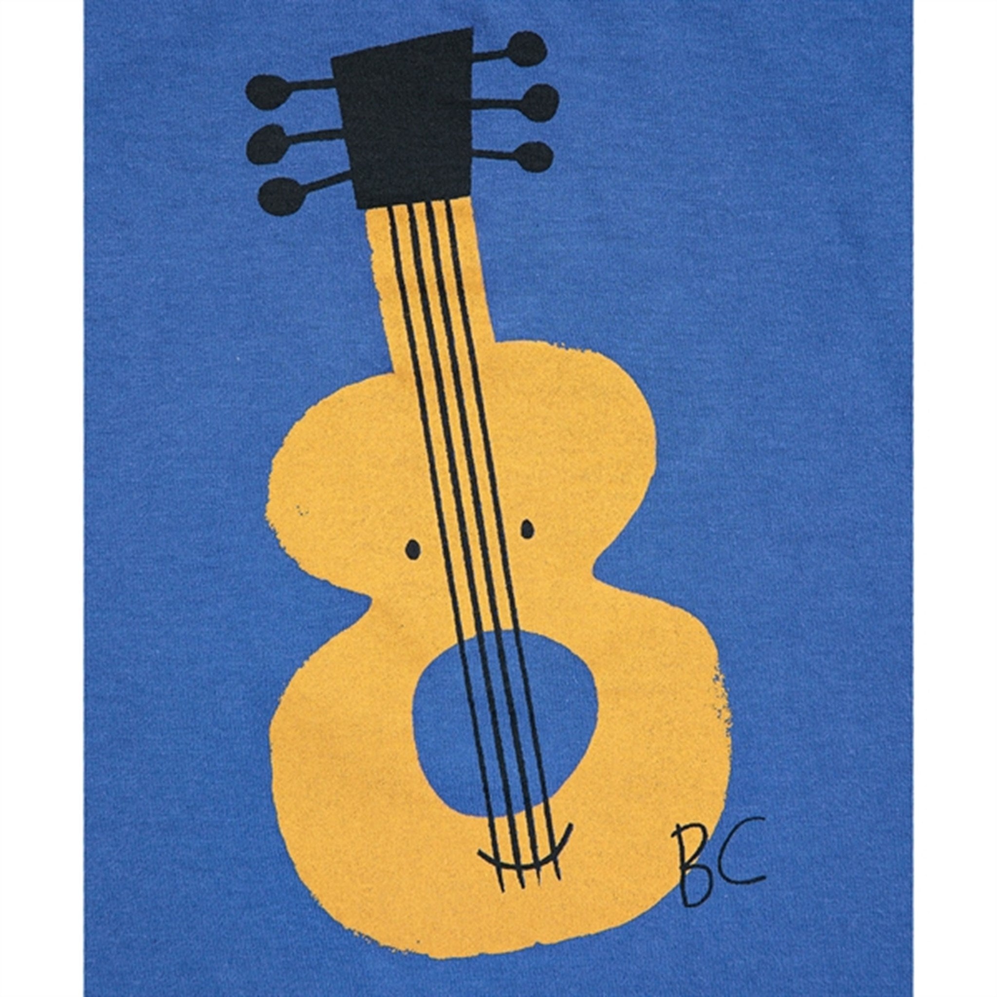 Bobo Choses Acoustic Guitar T-Shirt Navy Blue 2