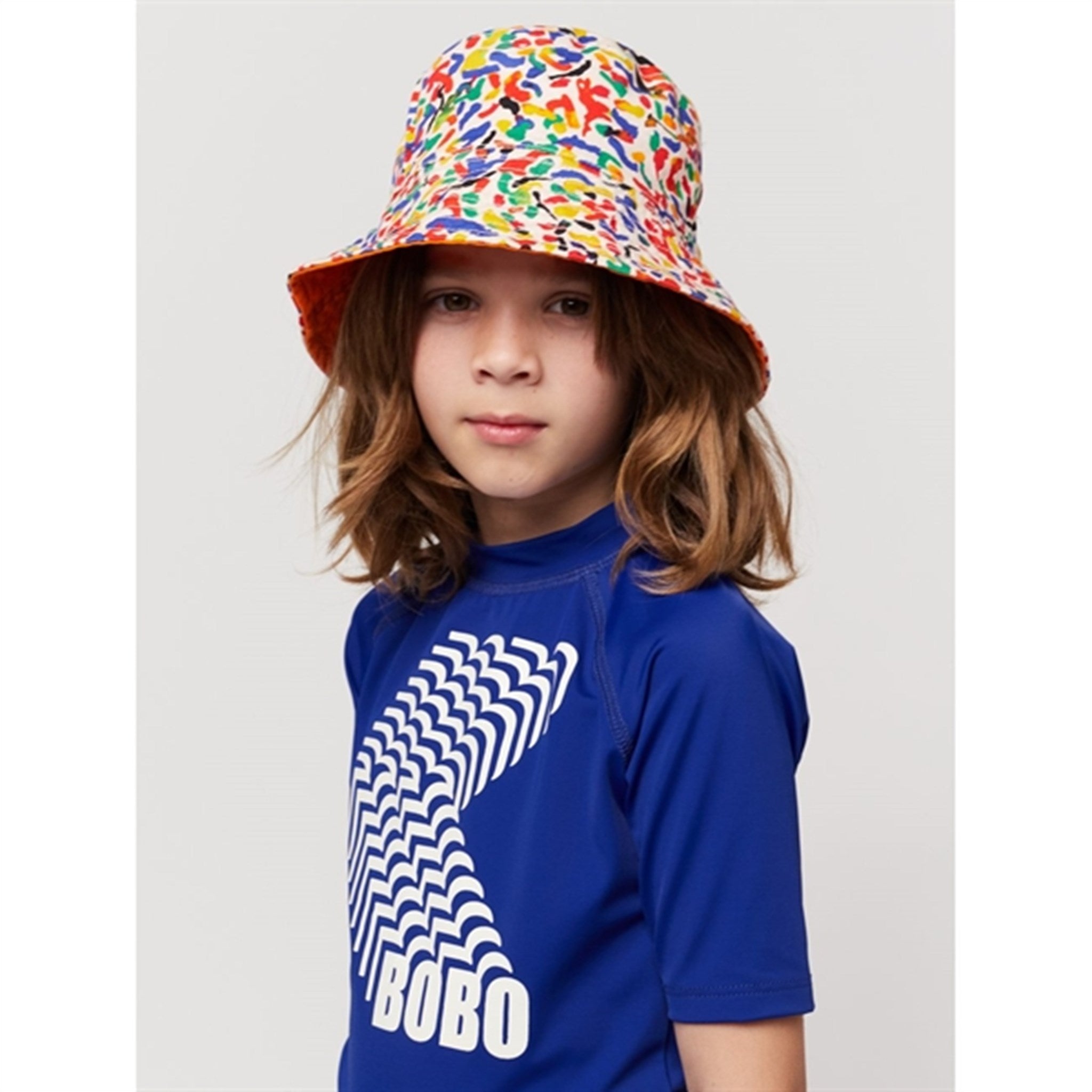 Bobo Choses Confetti All Over Reversible Hat Multicolor 4