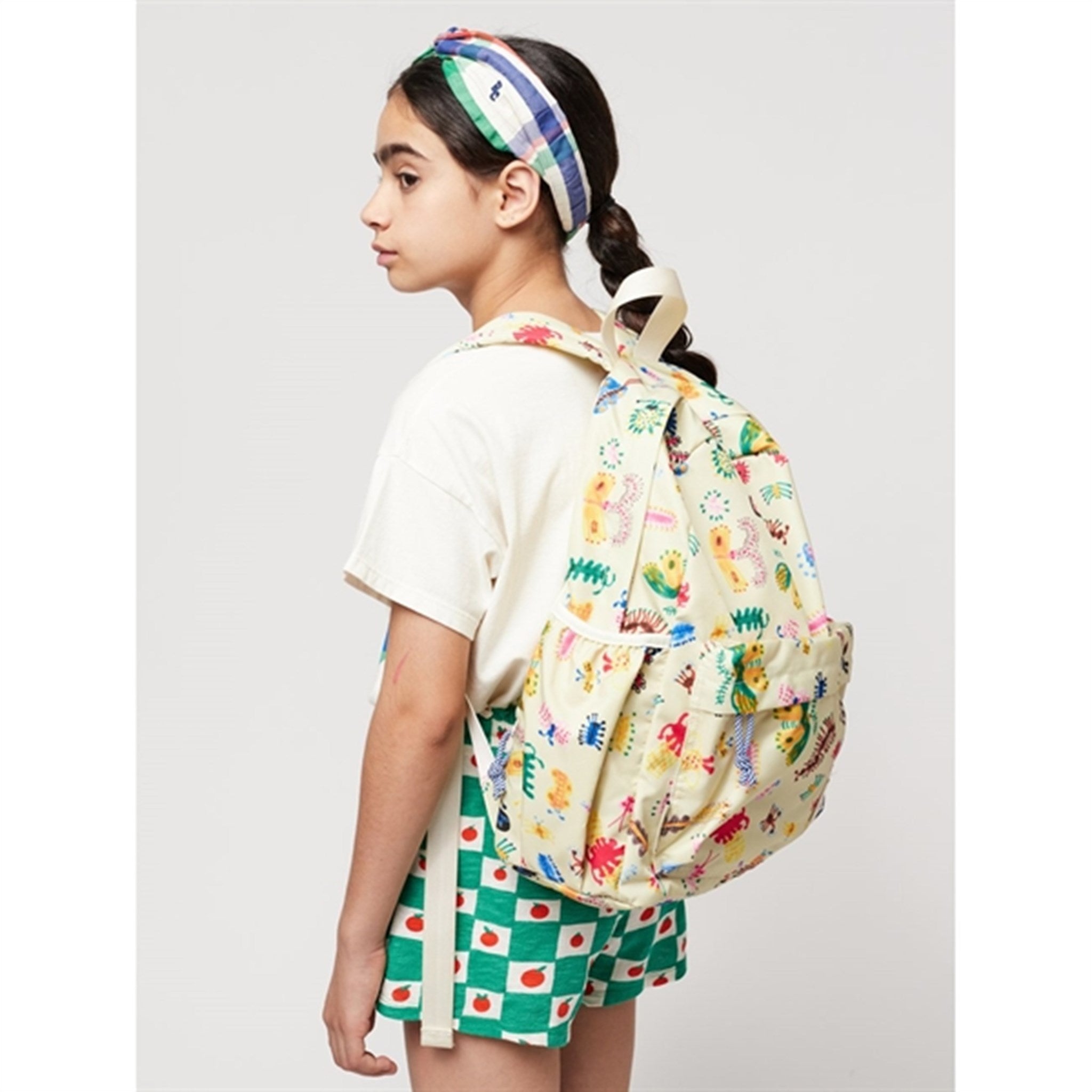 Bobo Choses Funny Insects All Over Backpacks Offwhite 6