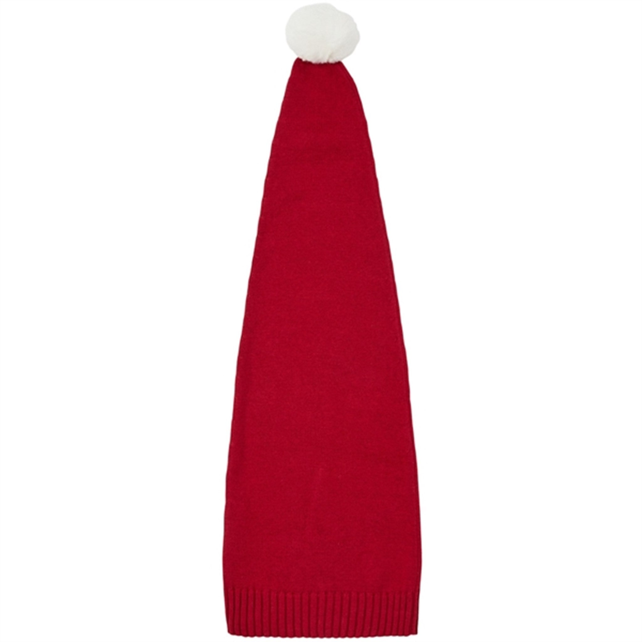 Name it Jester Red Snow Xmas Long Solid Santa Hat