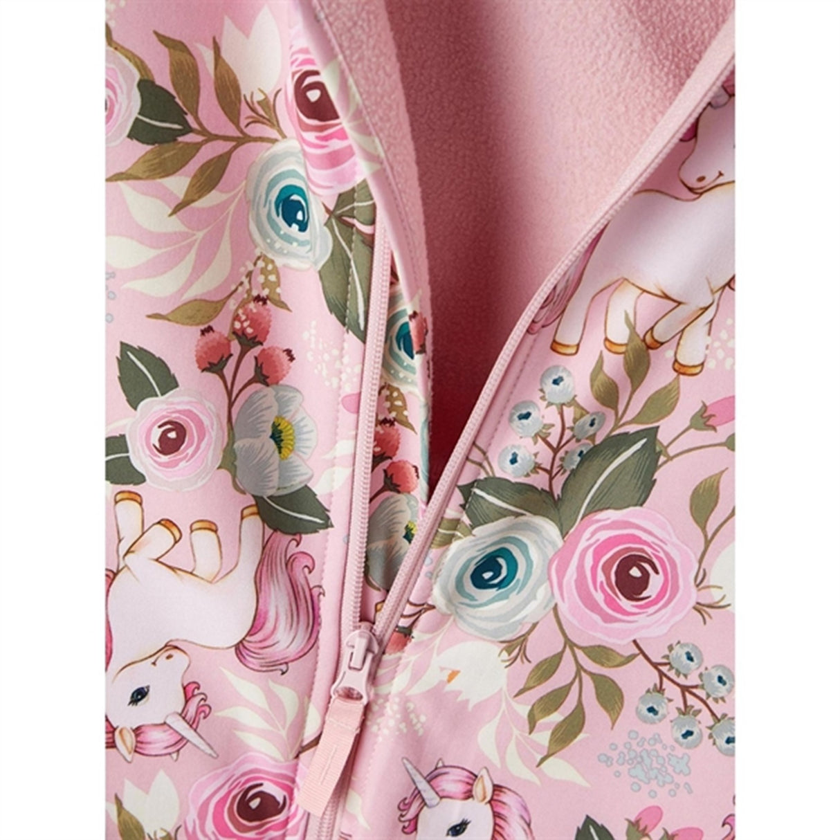 Name it Pink Nectar Alfa Softshell Suit Floral Noos