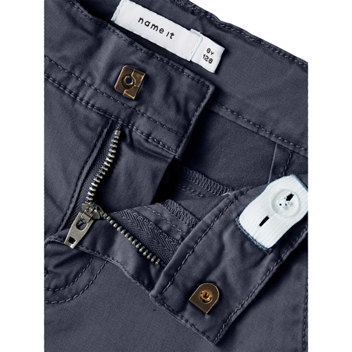 Name it Dark Sapphire Silas Slim Twill Shorts