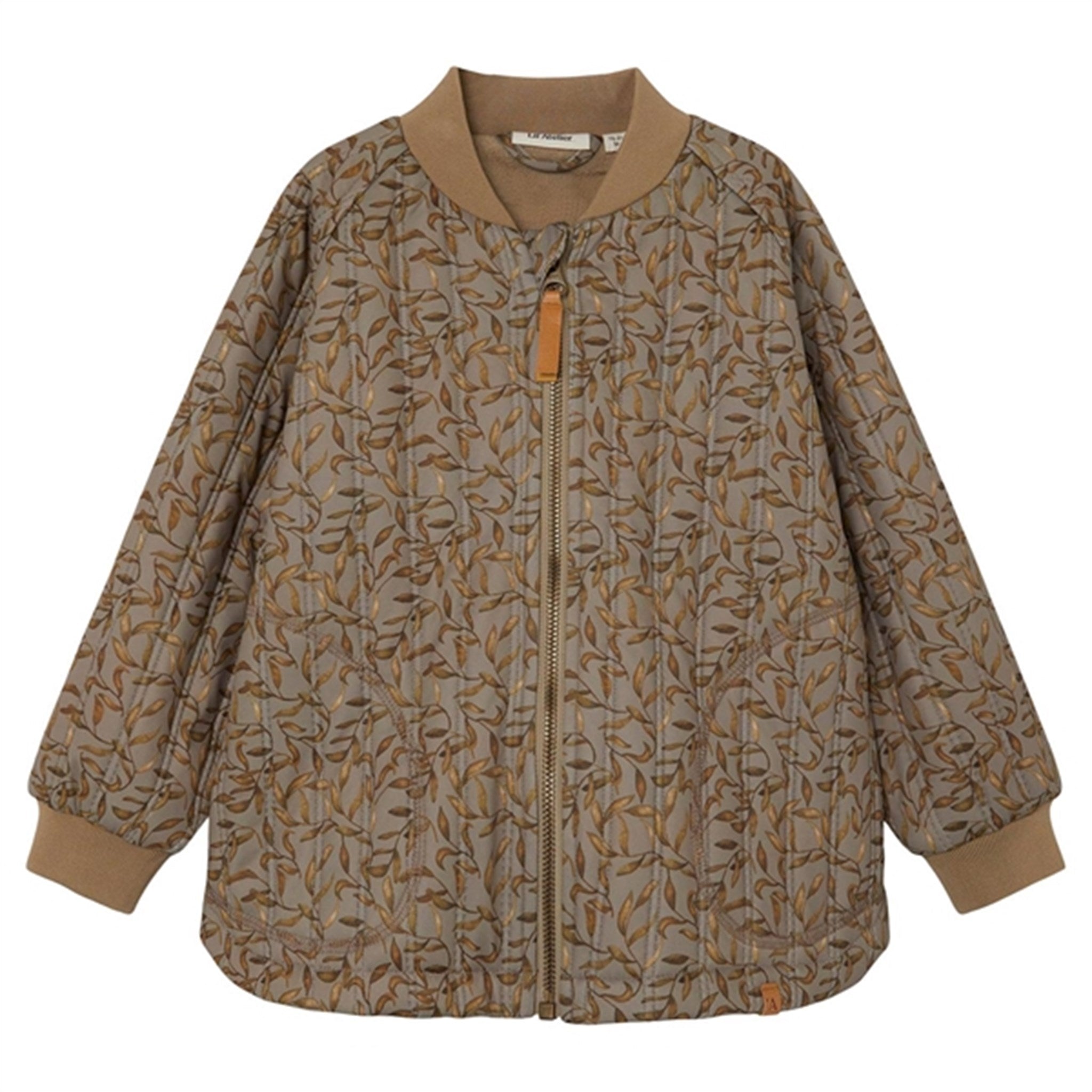 Lil'Atelier Chinchilla Lajuno Quilted Jacket AOP
