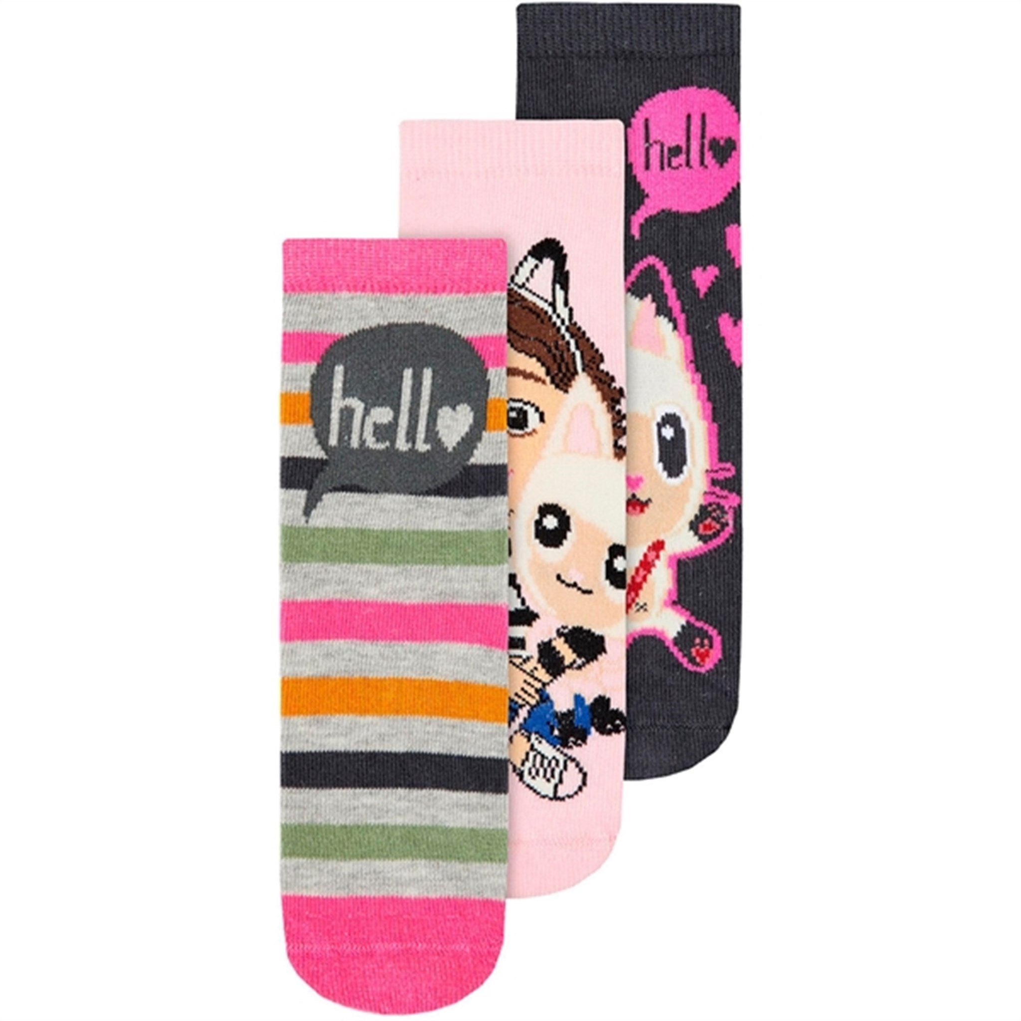 Name it Parfait Pink Ambre Gabby Socks 3-pack