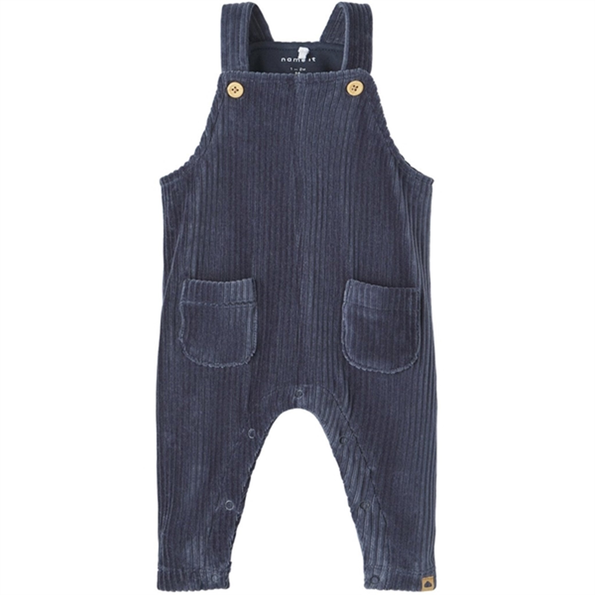 Name it India Ink Nash Velour Overalls