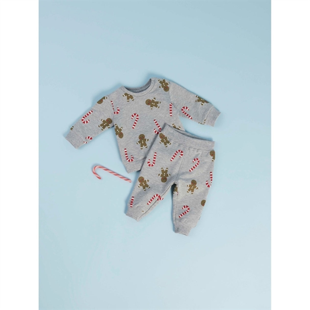 Name it Grey Melange Richrist Sweatshirt