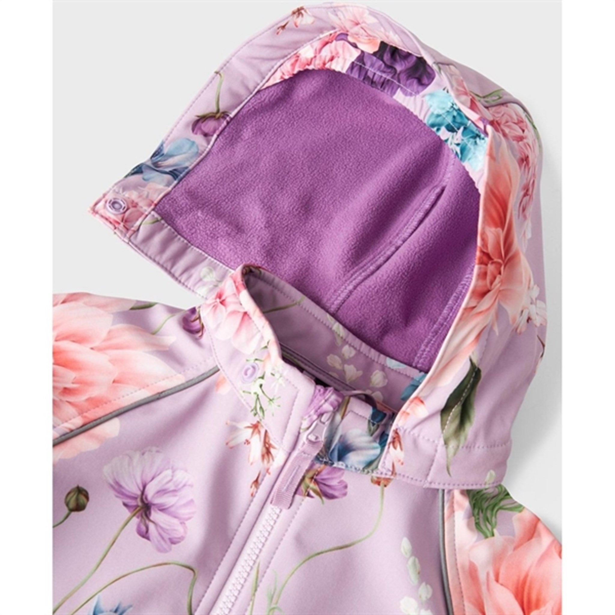 Name it Orchid Bloom Alfa08 Softshell Suit Multi Flower 3