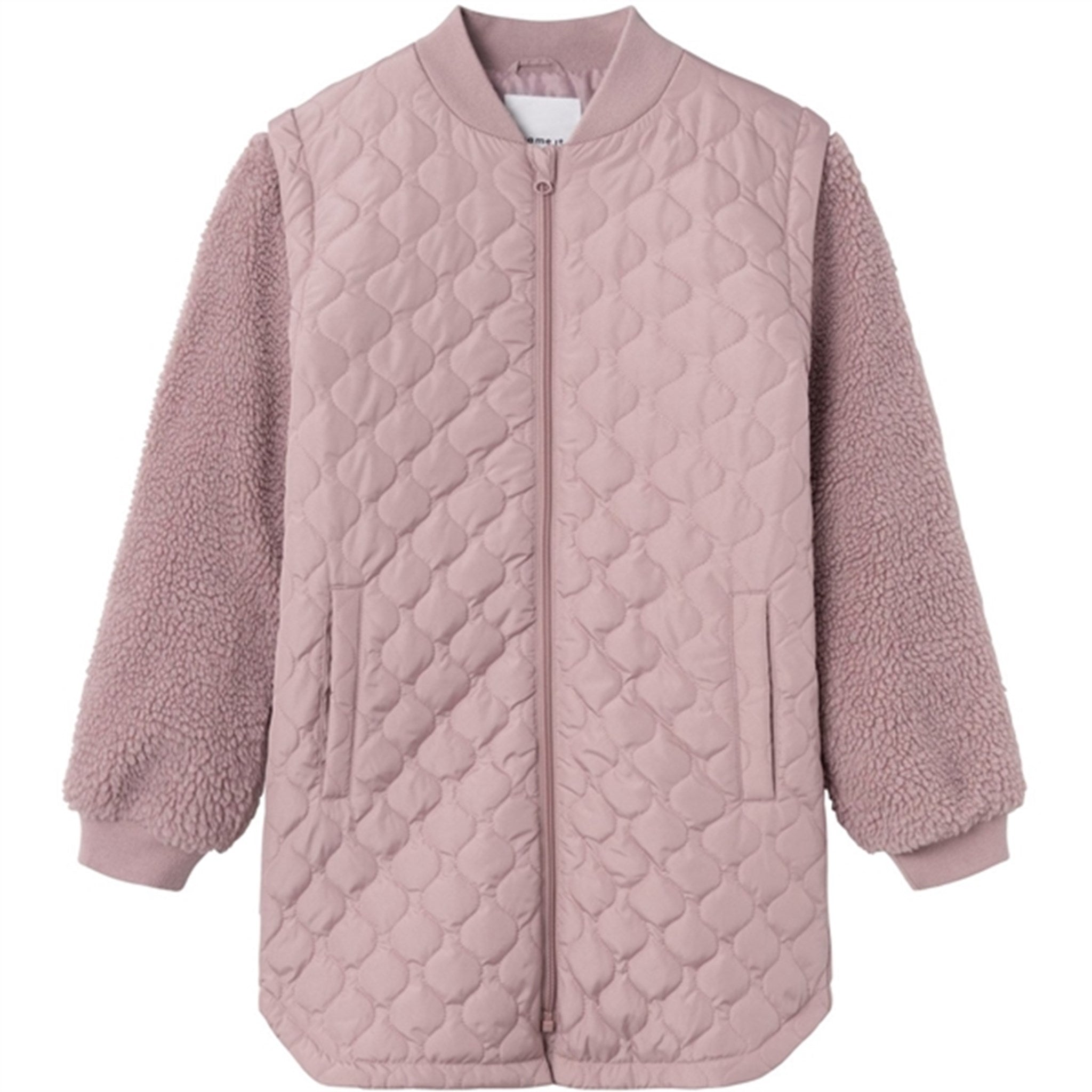 Name it Deauville Mauve Member Long Quilted Jacket