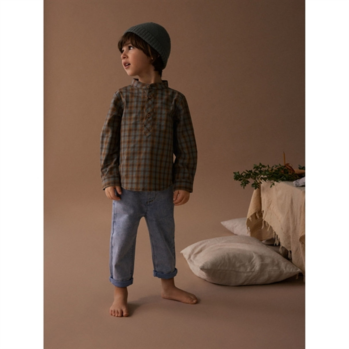 Lil'Atelier Agave Green Teo Loose Shirt