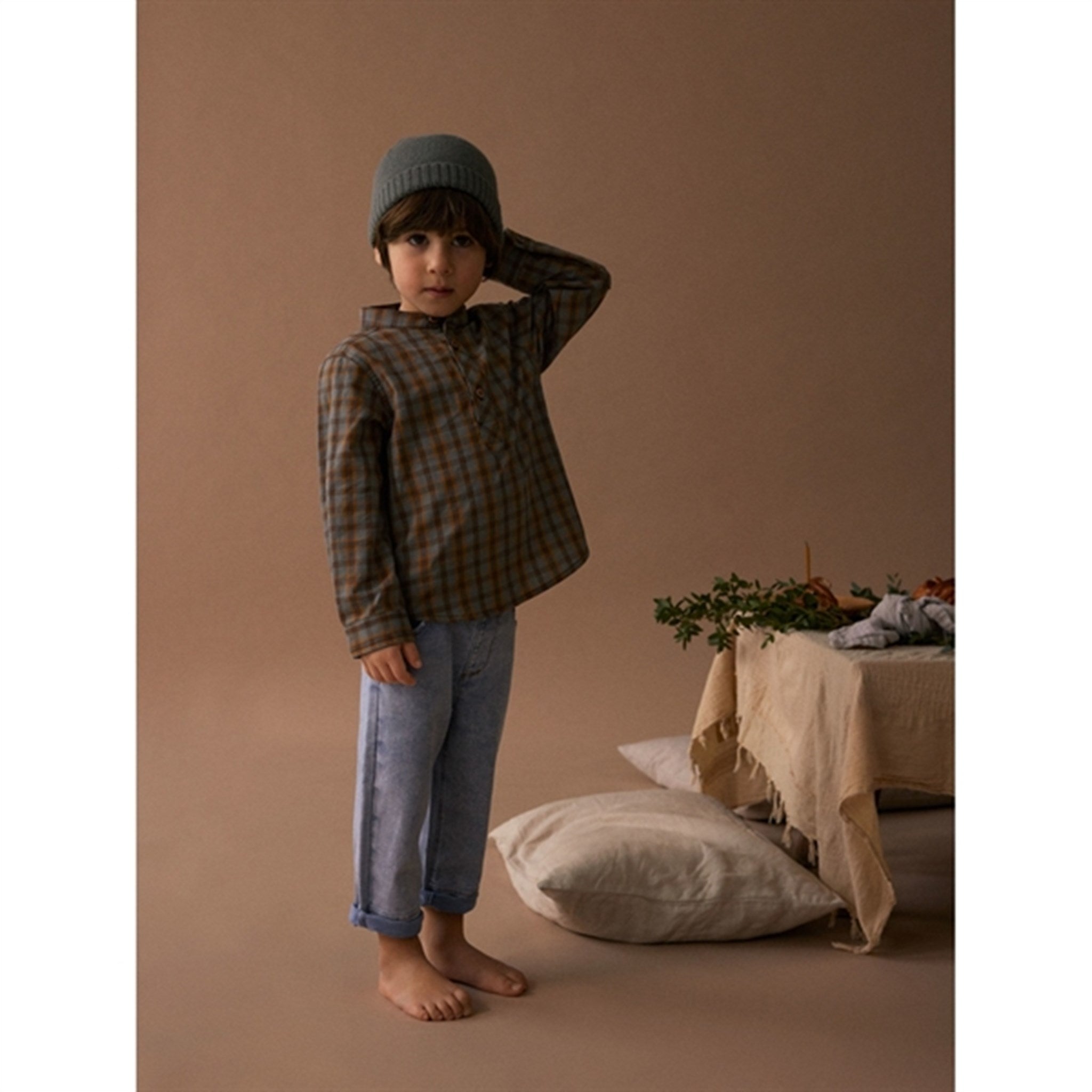 Lil'Atelier Agave Green Teo Loose Shirt 3