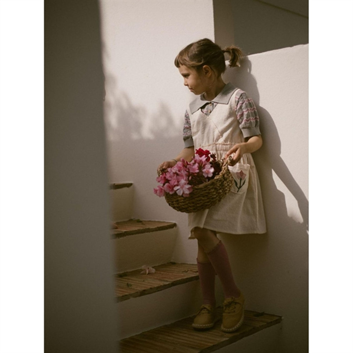 Lil'Atelier Dried Sage Danita Knit Polo