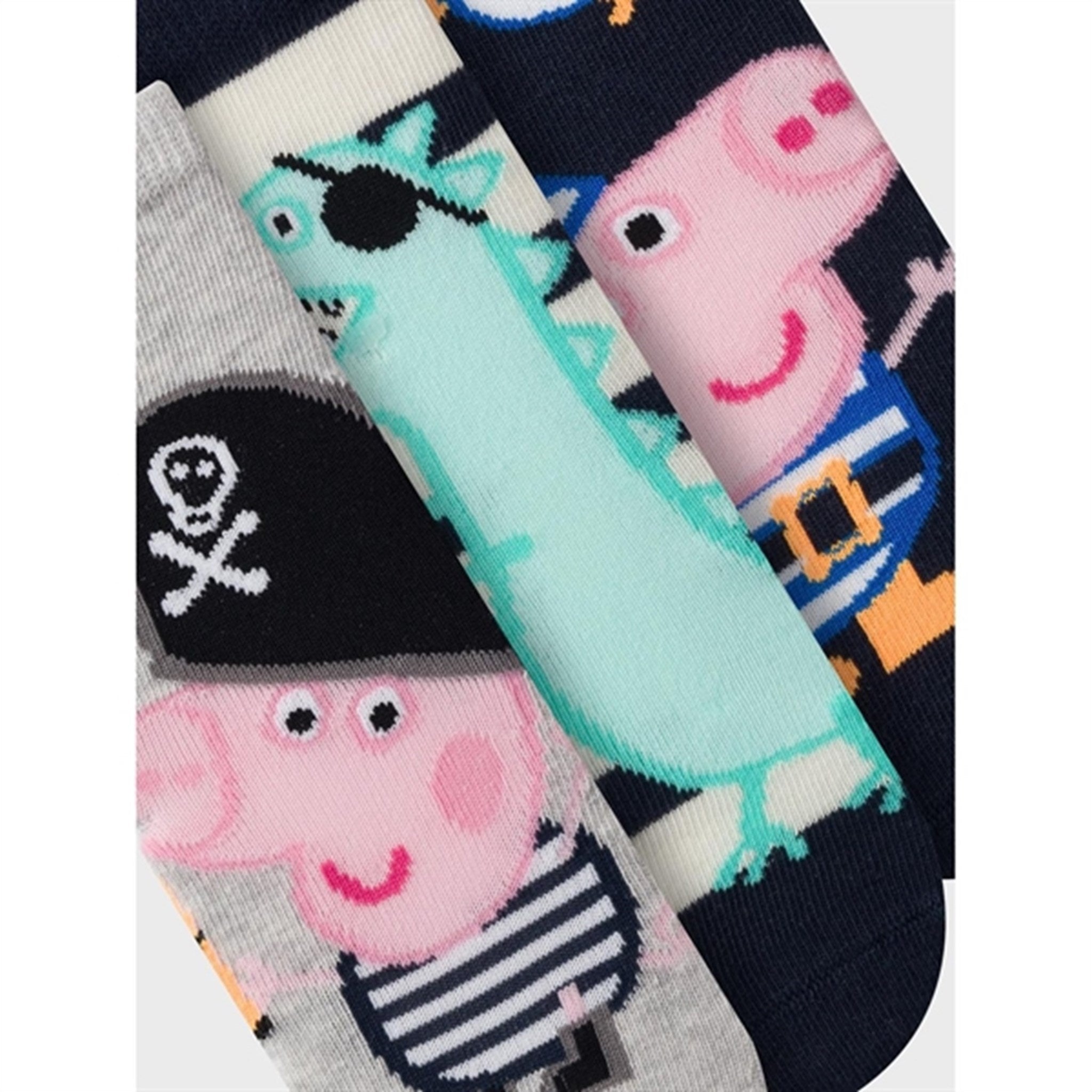 Name it Dark Sapphire Finni Peppa Pig Socks 3-pack 2