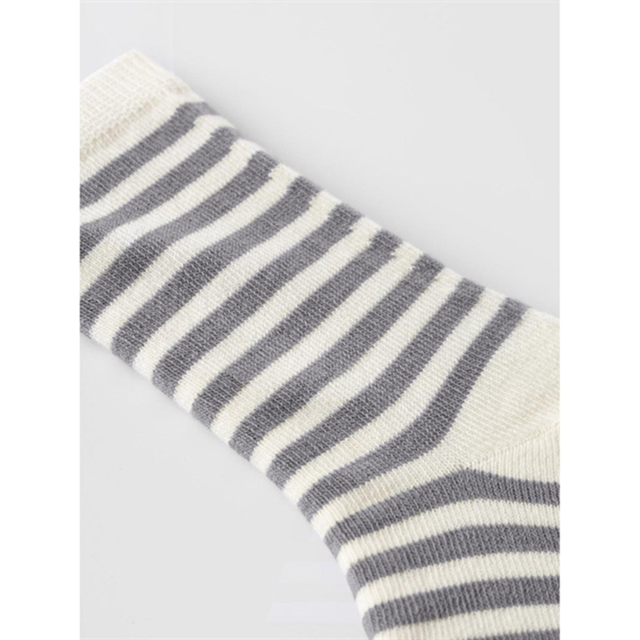 Lil'Atelier Silver Filigree Elove Stripe Socks 2